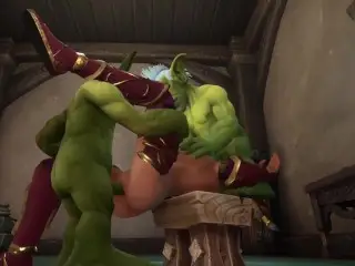 An Elf has a Threesome with two Goblins | Warcraft Parody