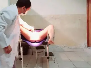 Doctor Attends to Patient in the Hospital and Masturbates her