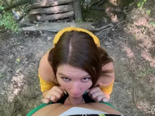 Big Ass Yellow Riding Hood Fucked in the Woods