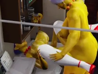 Marge Simpson is Fucked by Her 