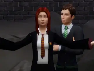 Ginny Weasley having Sex with Tom Riddle in the Secret Chamber