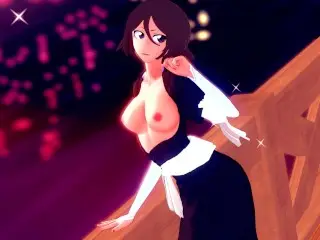 LATE NIGHT DATE WITH RUKIA KUCHIKI 😘 BLEACH HENTAI