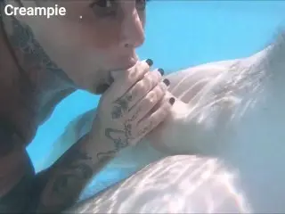 MFF Public Pool Underwater Blowjob and Threesome Promo