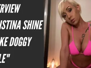 Christina Shine Rare Interview of the Shy and Stunning Blond