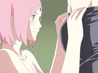 Sakura and Sasuke Sex Part 1 Naruto Young Kunoichi Hentai Anime Animation Blowjob Tits Pussy