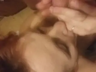 Let the Guy Mowing my Yard Empty his Balls in my Mouth must see and Hear!