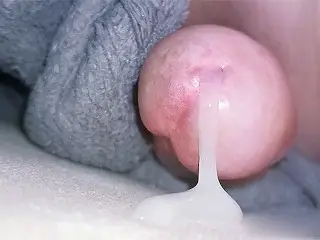 Close up Dry Humping under Blanket with Slow Cumshot