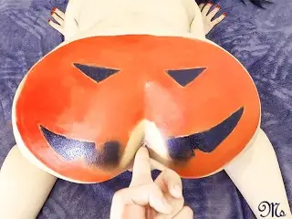 Ms Lilium - Teen GF IS Ready for Halloween - کیرمو تو دهن کدو تنبل دختر ایرانی تو شب هالوین کردم