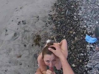 Sucking and Fucking on the Beach