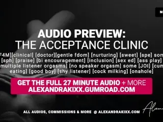 Audio Preview: the Acceptance Clinic - your first Sexual Experience