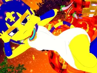 POV: you got sent to the Ankha Zone and Fuck her many Times - Anime Hentai Furry 3d Compilation