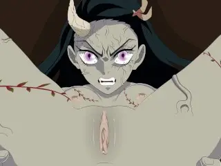 DEMON SLAYER | NEZUKO DEMON FORM DEEP ANAL (HENTAI)