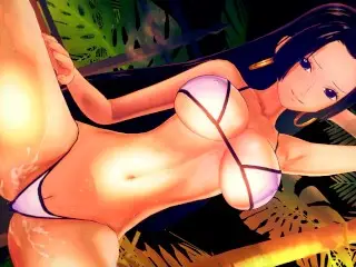 Nami, Boa Hancock, Uta and Yamato ALL Fucked by Luffy with Creampie - one Piece Hentai Compilation