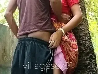 Village Living Lonly Bhabi Sex in Outdoor ( Official Video by Villagesex91)