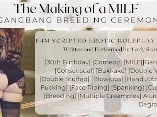 F4M Audio Roleplay - a Gangbang Breeding Ceremony for Future MILFs - Scripted Gangbang Audio