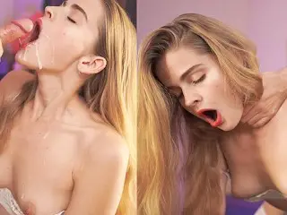 Romantic and Sensual Sex with a College Girl Ended with Facial - KateKravets