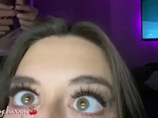 Daddy Gave me a Nice Load Mhhm 😝👀🍒💦
