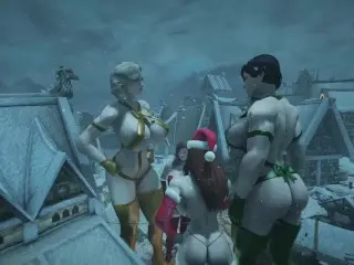 Growing Christmas Angels - Skyrim Giantess