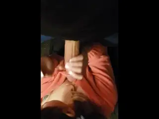 Working Daddies Shaft for a Facial.