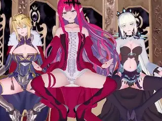 【KKVMD MMD】Girl's Day - Expectation アルトリア〔ランサー〕 妖精騎士トリスタン モルガン【FateGrand Order】