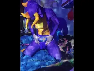 Dragon Girl Wears Double Diapers
