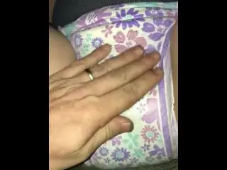 She Soaked her Diaper for some Diaper Sex