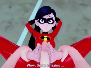 Hentai POV Feet the Incredibles Violet Parr