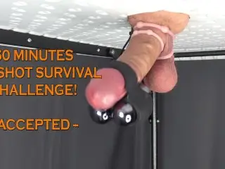 60 MINUTES CUMSHOT SURVIVAL CHALLENGE - MILKING GLORYHOLE TABLE