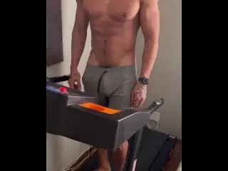 Walking Naked on the Hard Cock Treadmill