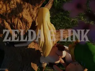 Link makes Zelda's Ass Bounce