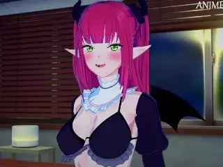 Fucking Marin Kitagawa in her Succubus Rizu Kyun Costume until Creampie - Sexy Cosplay Doll Hentai