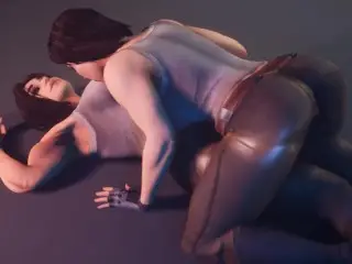 Clothed Lesbian Missionary Grinding