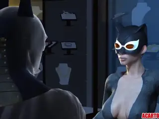 Big dick Batman fucks hot ass Catwoman