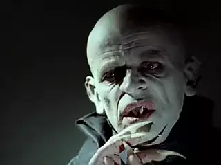 Nosferatu Vampire Bites Virgin Girl