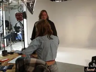 Petite teen pussyfucked after photo session