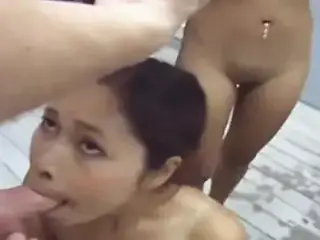 2 thai girls suck my dick on holiday