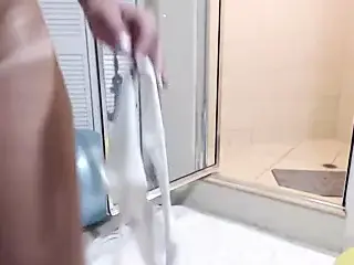 pregnant masturbating and pee