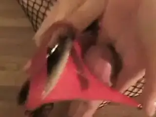 Shoejob with red heels