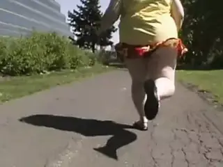 Big fat slut in action
