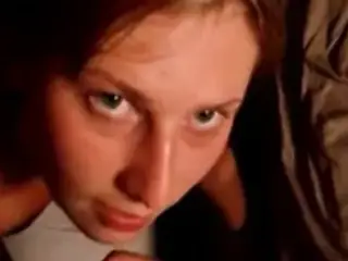 21yr old Riley taking a massive facial