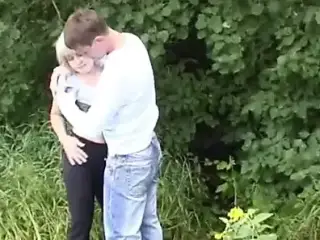 Russian amateur mature outdoors