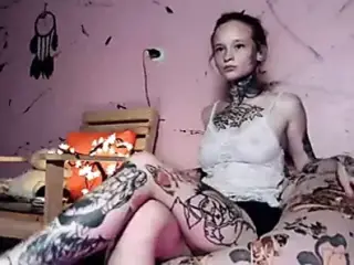 Beautiful extreme tattoo girl!!