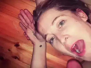 Facial fanatic takes more than she bargained for!!