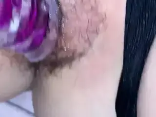 Amateur wife Dildo in big pussy