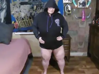 My xhamster Friend Motisa Striptease in Hoodie and Playing