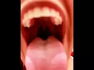 Long tongue, big throat Perfect mouth