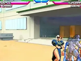 Chun Li & Cammy vs Kuromaru & Slime