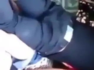 Outdoor fuck under trees