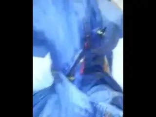 Piss Slut Liza Marie Ems Pisses her Jeans and bed
