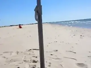 naked in the beach